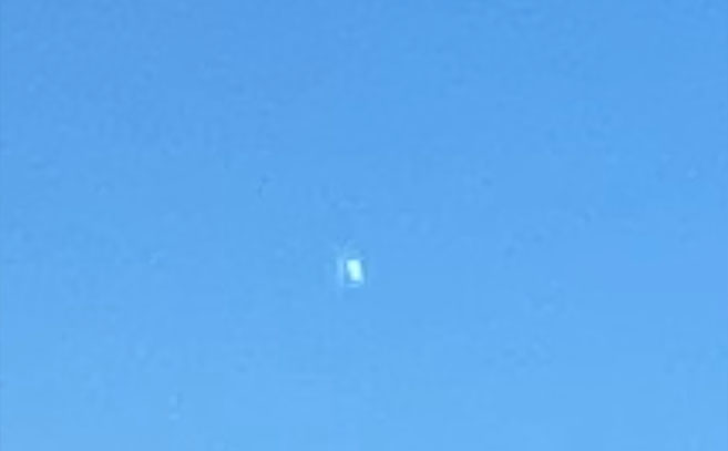 Fotografía obtenida por el celular del piloto
