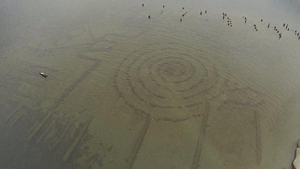Espiral hallada por Rob Antill en 2013