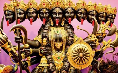 Adoradores de la diosa Kali