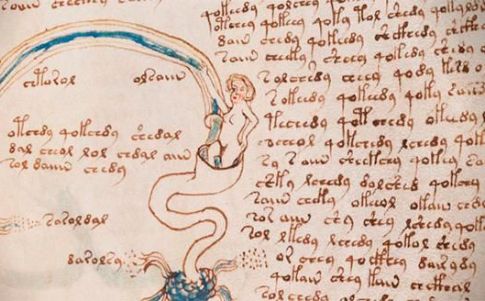 Detalle del Manuscrito Voynich