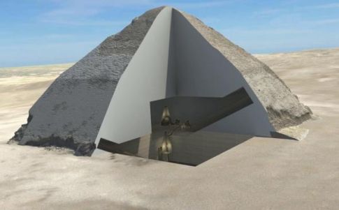 La pirámide acodada de Dashur