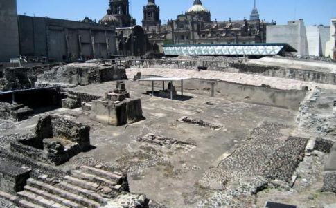 El Templo Mayor de México DF podría albergar los restos de Moctezuma I