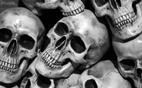 Encuentran 10 cráneos clavados a un lago sueco