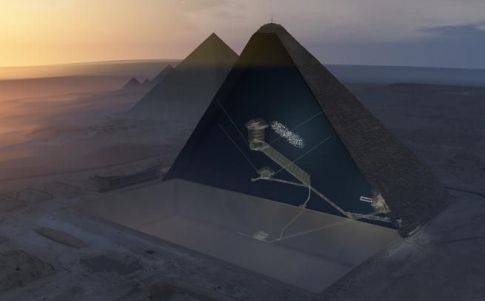 Descubren una cámara oculta en la Gran Pirámide