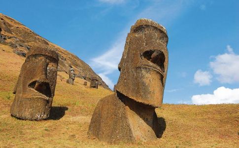 Los Moais de isla de Pascua