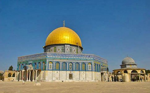 La cúpula de la Roca tercer lugar sagrado del islam