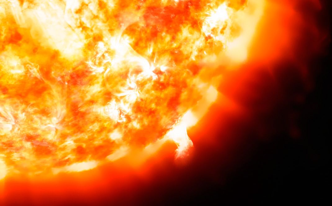 Efecto de la tormenta solar