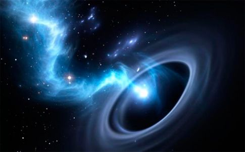 La gravedad de los agujeros negros como fuente de energía