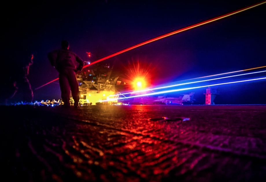 US Navy laser