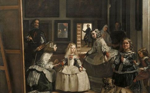 Las Meninas fueron proyectadas con una cámara oscura